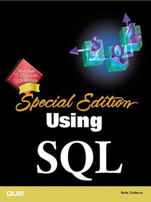 cover image of Special Edition Using SQL